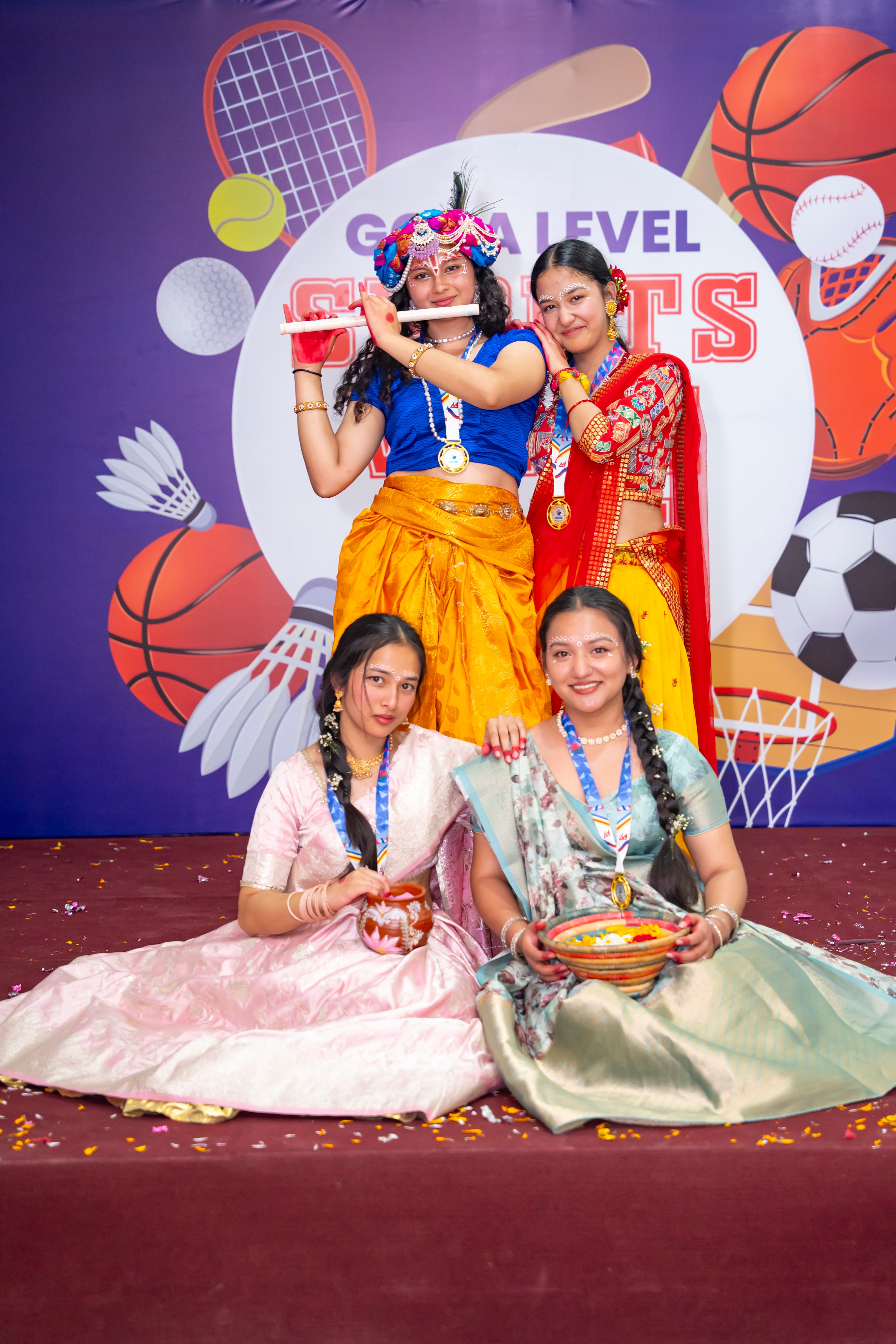 Krishna Lila narrative dance performance on stage